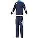 adidas Fußball bekleidung Sere14 Präsentations Trainingsanzug, dunkel blau/super cyan s12/weiß, XL, F49713