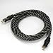Produktbild KSI HDMI High Speed plus Ethernet Kabel Gewebemantel 2x Typ A-Stecker 1.8m *Versandrabatte möglich*