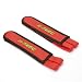 Produktbild SODIAL(R) Paar Pedalriemen Pedal Straps Fixie Klettverschluss Pedalhaken Nylon Rot