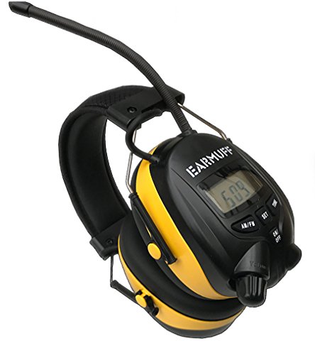 25dB (in 31dB Box) Original EARMUFF Radio Kapsel Gehörschutz Kopfhörer mit SmartPhone und MP3 Anschluss , Electronic Ear Muff. Höhere Musik-Lautstärke als PELTOR und Co. und störungsfreier Empfang - 4