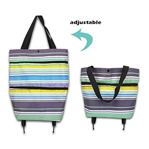 Faltbarer Einkaufswagen, Supermarkt-Einkaufstasche, Teleskop-Ziehtasche, modischer Einkaufstrolley