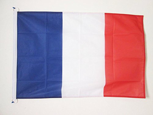 AZ FLAG Drapeau France 90x60cm - Drapeau français 60 x 90 cm Spécial Extérieur - Drapeaux