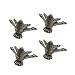 Produktbild 4 Stück Messing antik Box Beine Füße Eckenschutz Metall-Hardware Decor Schmuck Geschenk-Box Holz Fall Vintage