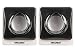 5 Core SPK-20 USB powered multimedia speaker for computers, mobile phones, laptops with 3.5mm jack, high quality speaker with soundbass powered with 2 W X 2 RMS speakers RS.299.00