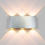 ❤Efecto de iluminación - Las seis perlas de la lámpara espaciadas no solo hacen que la lámpara de pared produzca un efecto de iluminación superpuesto perfecto. Pero también da visualmente a sus seres queridos y amigos un impacto visual único. Las perlas de la lámpara pueden disipar el calor de manera eficiente y aumentar la vida útil de la lámpara.