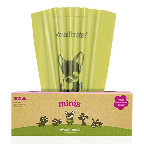 Earth Rated 300-Count Lavender-Scented Mini Dog Waste Bags (not on small rolls)