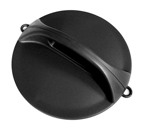 Friseurspiegel ca. 28 cm Ø - schwarz