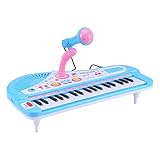 ♥ das Mini Piano in pink sieht sehr hübsch und attraktiv, kommt mit ein Handy Mikrofon.