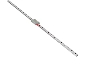 Linearschiene 600mm，Jectse MGN12H stark und langlebig Linearführungsschiene 12mm Breite mit 1pcs Wagen-Gleitblock für automatische Geräte, Präzisionsmessgeräte und viele andere Maschinen