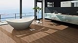  Skaben Life 30 - Paneles de vinilo macizo (1 varilla de madera de roble natural, 4,77 m²)