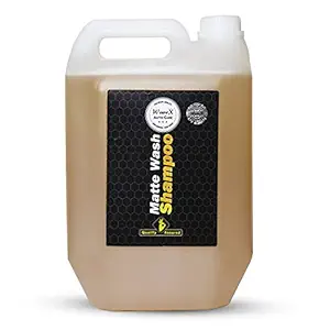 WaveX Matte Wash Bike And Car Shampoo 5 ltr | Foaming Shampoo For Matte Bikes and Cars