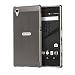 Produktbild Sony Xperia Z5 Premium Spiegel Hülle,Xperia Z5 Premium Mirror Cover,WIWJ Handyhülle Mirror Spiegel Metall Case Cover 2 in 1 Aluminium Rahmen PC Zurück Rückseite Bumper Case Metal Hülle Ultra Dünn Anti-Shock Glitzer Bling Schutz Handy Hülle Case Schutzhülle für Sony Xperia Z5 Premium+1x Touch Stylus Pen-Schwarz
