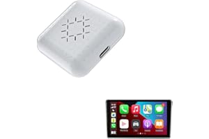 Carlinkit Nowy mini bezprzewodowy adapter CarPlay USB do fabrycznych przewodowych samochodów CarPlay (rok modelu: 2019 do 2023), konwertuj przewodowy CarPlay na bezprzewodowy, obsługa aktualizacji