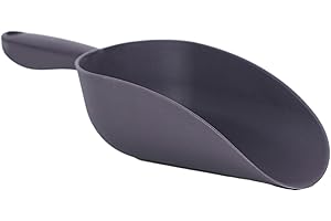 AIZUONI Bodenschaufel, Gartenschaufel Mit Großem Fassungsvermögen Und Ergonomischem Griff, Tragbar Kunststoff Scoop Bodenschaufel Löffel Pik Kellen Gartenarbeit Hof Griff Blume Graben Pflanzwerkzeuge