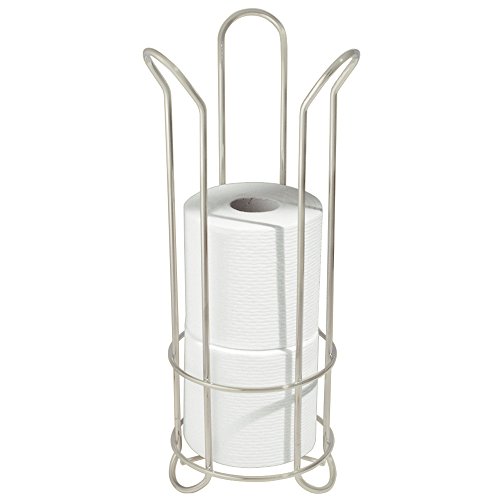 InterDesign 68686EU Classico Tulip WC-Ersatzrollenhalter, satiniert - 2