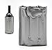 Produktbild GEL FLASCHENKÜHLER 33x15cm Grau Kühlmanschette Kühlakku Weinkühler Sekt Wein 08