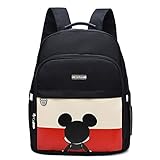 [SEGURO Y CÓMODO DE TRANSPORTAR] La abertura ultra ancha hace que esta mochila para pañales sea fácil de encontrar con lo esencial de una cremallera bimetálica ajustada, que sea fácil de agarrar el diseño ergonómico del asa y la espalda y la correa acolchada y gruesa para el hombro para un cómodo transporte y una mayor resistencia.
