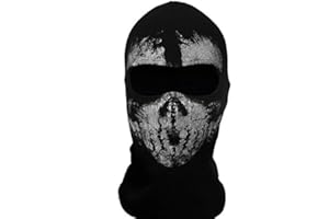 DAYAN ㅤ Dayan New Ghosts Balaclava Bike Skateboard Cosply Costume Skull Mask