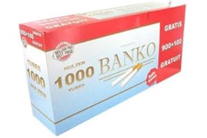 Banko Filtres Et Tubes -banko - Boite De 1000 Tubes Cigarettes Vides