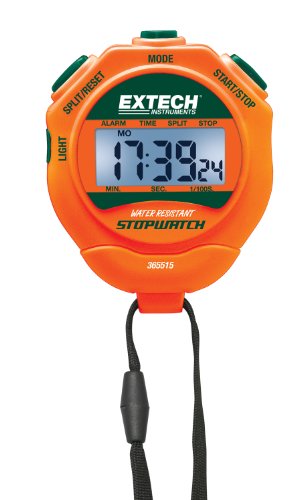 Extech Instruments 365515 Stopwatch/Clock with Backlit Display