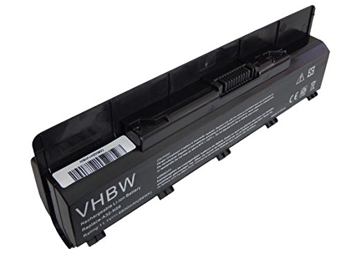 vhbw Li-Ion Akku 8800mAh (11.1V) für Notebook Laptop Asus N56, N56D, N56DP, N56V, N56VJ, N56VM, N56VZ wie A32-N56, A33-N56, A31-N56.