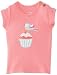 Kite Kids Baby Girls Bg130 Cupcake Short Sleeve T-Shirt, Pink, 12-18 Months