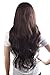 MapofBeauty Sexy Women's Carve Long Curly Wave Wig (Dark Brown)
