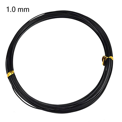 Mudder Aluminiumdraht Training Kabel für Bonsai Baum, Größen 1.0 mm/ 1.5 mm/ 2.0 mm (10m Jedem Größe) - 4