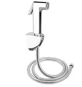 ALTON SHR20115 ABS, SS-304 Grade Health Faucet with 1.25 Meter Hose Pipe and Wall Hook, Chrome Finish