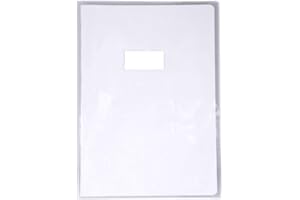 Calligraphe - Juego de 3 protectores de cuadernos (cristal, 12/100, 21 x 29,7, transparente, incoloro