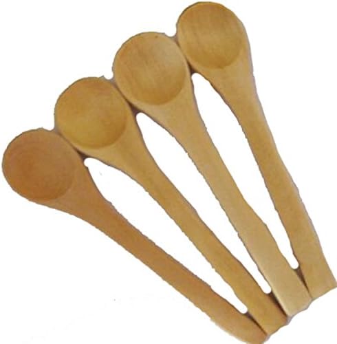TerGing Baby's Wooden Spoons, Pack of 4 Pcs