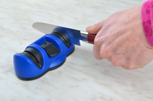 GRÄWE® stabiler Messerschärfer mit Saugfuss und 2 Stationen - 4