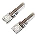 Produktbild JAcucy T5 0,5 W 2x5050SMD Blue Light LED für Auto-Instrument Lampen (DC 12V, 1-Pair)