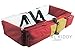 ROYAL KIDDY LONDON © 3 IN 1 FOLDABLE BABY TRAVEL BAG AS BABY CHANGING BAG, NURSERY BAG, DIAPERS BAG & BASSINET (MAROON)