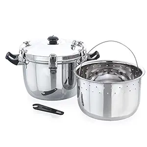 Expresso Stainless Steel Rice Cooker Induction Friendly, 1L (Silver)