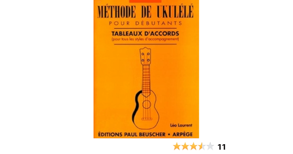 Partition Methode De Ukulele Amazon Fr Laurent Leo Livres