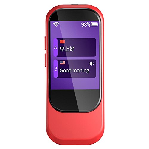 Preisvergleich Produktbild Wireless Translator Wifi Bluetooth Smart 2,4 Zoll Touchscreen Simultanübersetzer Mehrsprachige Echtzeit-Tanslation