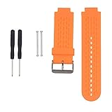 ZOOMY Silikon-Armband für Garmin Approach S2/S4 GPS Golf Watch/Vivoactive Lime Orange