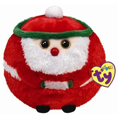TY Beanie Ballz Christmas Kringle Santa