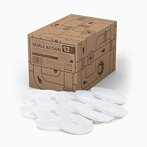 Catit – Filtros para Fuentes para Gatos Catit de 3 litros de diseño de Flor. Fuentes Siempre Frescas y Transparentes
