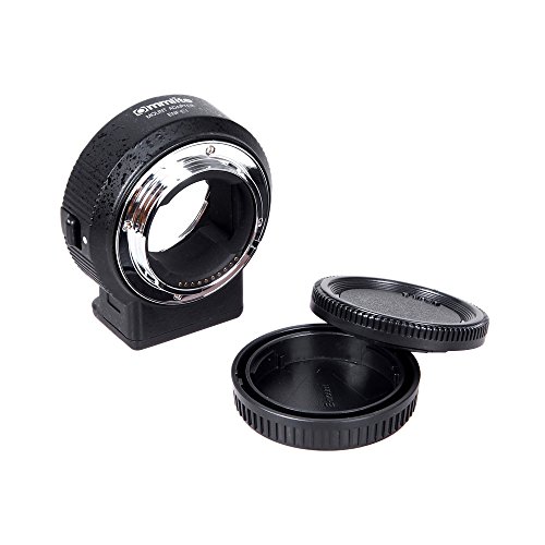 Andoer Commlite ENF-E1 Lentille Electrique Adaptateur de Montage Bague AF Auto Focus VR R  glable Ouverture Exposition pour Objectif Monture Nikon F Sony E-Mount Cam  ra