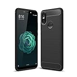 Acelive Cover Xiaomi Mi A2, Morbido Protettiva TPU Case Cover Custodia in Silicone per Xiaomi Mi A2 (nero)