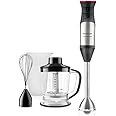 Taurus Bapi 1200 Plus Inox - Batidora de Mano, 1200 W, Bate y Pica Hiello, Agarre Ergonómico, 3 Accesorios