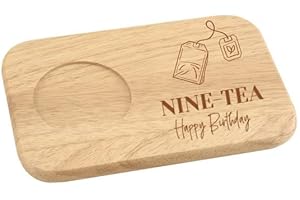 Ninetieth Birthday Present, Tea and Biscuit Serving Board, 90th Birthday Gift, Present For Friend, Tea Lover, Big 90, Grandma
