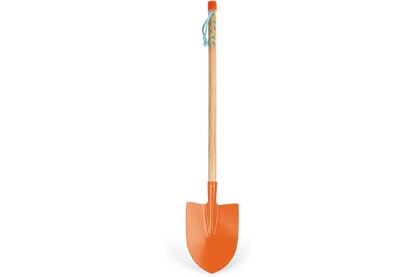 Janod - Grande Pelle de Jardin en Bois pour Enfants Dès 3 Ans - Hauteur 73cm - pour Activité Jardin et Plein Air - Dès 3 Ans