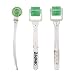 ZJchao Micro Needle Roller Titanium Alloy with for Eyes Face Body Wrinkles, Fine Lines, Blackheads, Acne Scars, Enlarged Pores, Cellulite and Stretch Mark Removal(200 Needles) 7 Size(1.5mm)