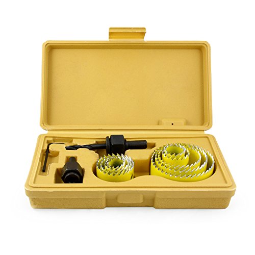 Incutex Lochsägen Set 12-teilig Lochsägensatz Bohrkrone Dosenbohrer Lochkreissäge im Koffer