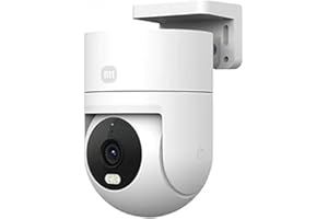 Xiaomi Kamera zewnętrzna CW300 kamera zewnętrzna o rozdzielczości 2560p, IP66, wykrywanie ludzi według AI, noktowizor, 360 stopni, biały (wersja ES)