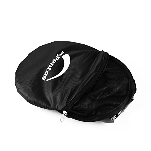 myPentos Premium Sonnenschutz mit UV-Schutz | Schützt ihr Kind und ihre Haustiere vor der Sonne | Schnelle Installation| Gratis Tasche zum einfachen verpacken| Zwei universelle Sonnenschutze für alle Autovarianten | - 3