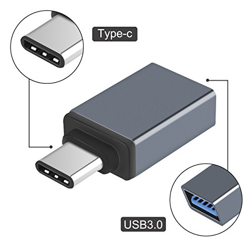 Lyhoon high speed usb typ C hub typ C auf USB 3.0 Adapter für USB Typ-C-Geräte/Macbook/Galaxy Note 7/OnePlus3/Moto Z/Chromebook Pixel/Nexus 5X/Nexus 6P/Nokia N1 Tablet usw - 2